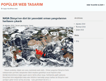 Tablet Screenshot of populerwebtasarim.com